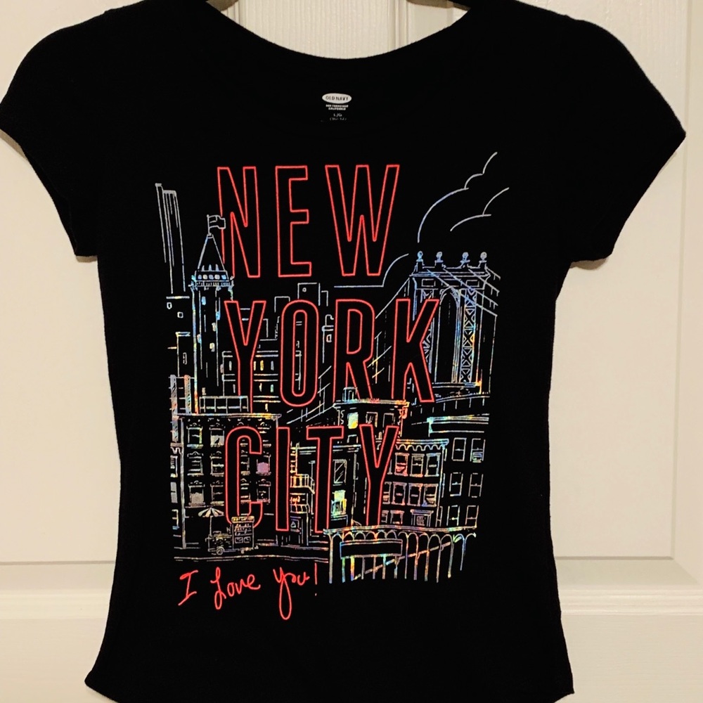 Girls NYC Black Shirt